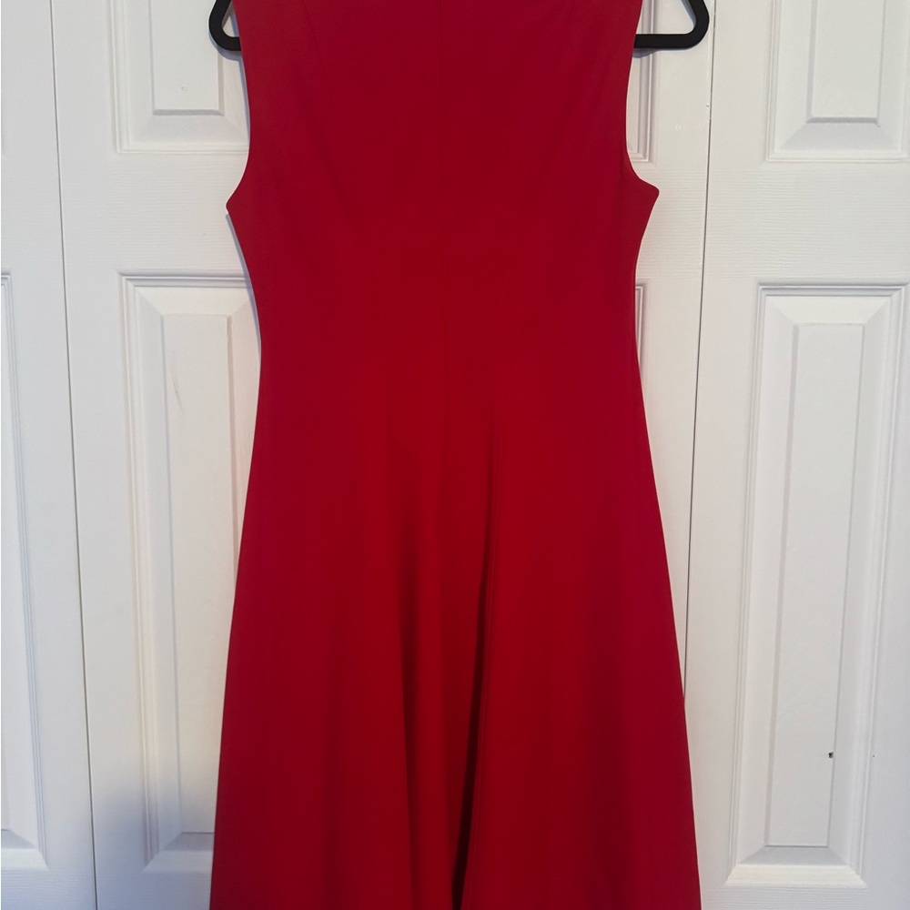 Tommy Hilfiger Vibrant Red Backless Dress